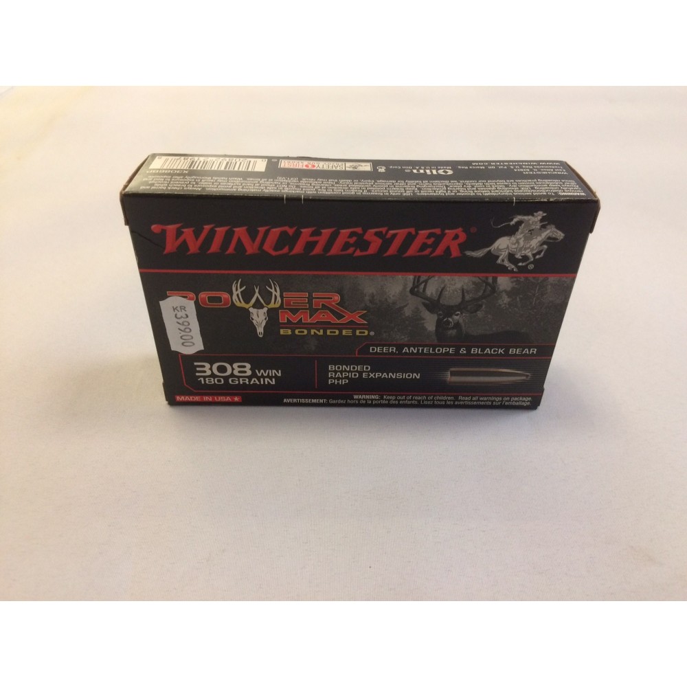 Winchester Power Max Bonded .308 w. 11,7 gram (180 Grains)