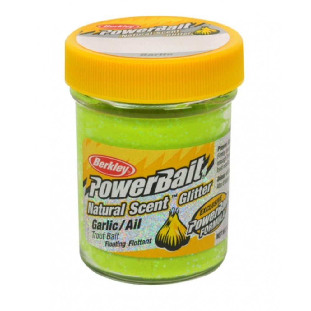 Berkley Powerbait Natural Scent Chartreuse Glitter Garlic