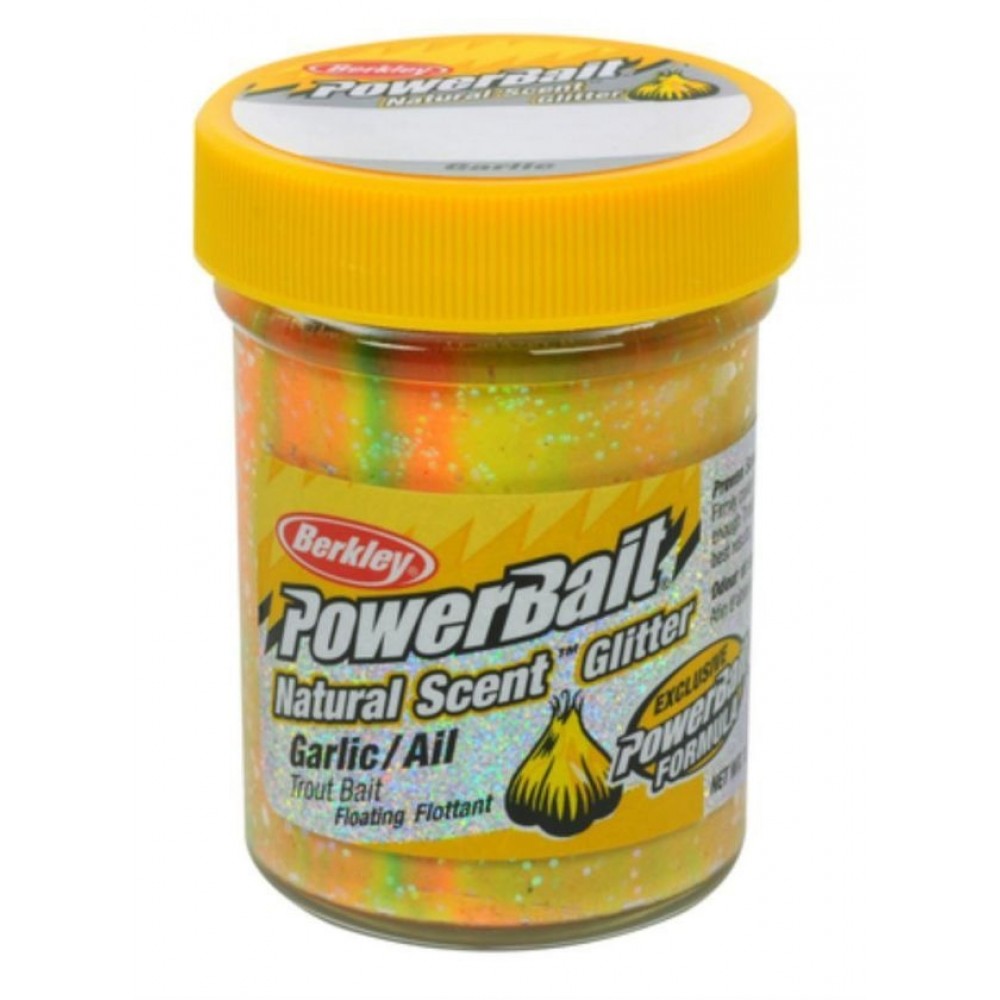 Berkley Powerbait Natural Scent Rainbow Glitter Garlic