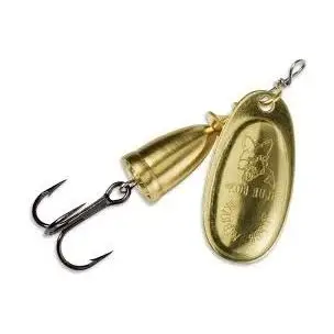 Vibrax Mid Depth Blue Fox Gold Super Spinner - Str. 4