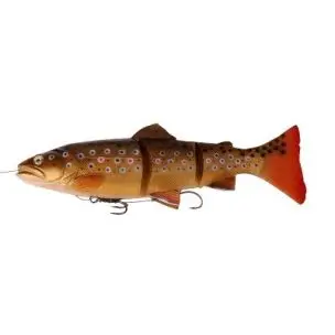 Savage Gear Line Thru Trout 3D Dark Brown Trout 15 cm