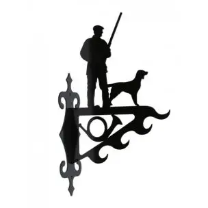 Vildtkrog, Jæger Med Hund, Stor