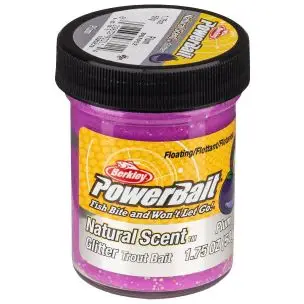 Berkley Powerbait Natural Scent Plum Glitter