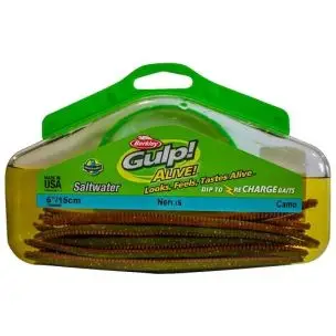 Berkley Gulp!Alive!  Børsteorm Camo