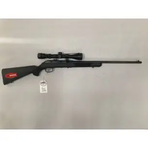 NY Savage F  .22 lr  halvautomat  m/kikkert og lyddæmper