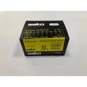 Sako Range FMJ  30.06  8.0 gram (123 gr)  50 stk