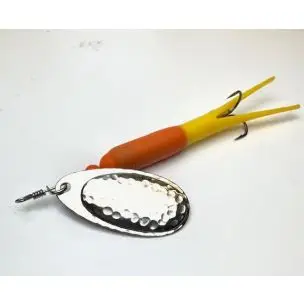 KarlK Kondomspinner Upstream  Orange/Gul m/sølvblad