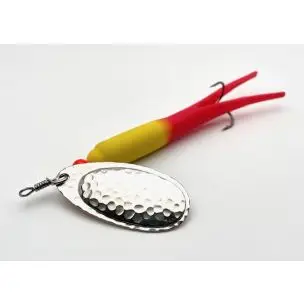 KarlK Kondomspinner Upstream  Gul/Rød m/sølvblad